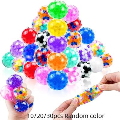 102030pcs Squeeze Slow-Rebound Party Gift Set - Adult and Kids' Rubber Sensory Squeeze Balls, Suitable for Boys and Girls