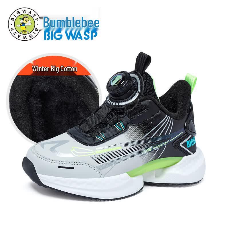BIG WASP Boy s Winter Thermal Running Shoes CN 32