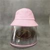 Bucket hat women's Korean tide with mask winter black hat women's dust-proof sun-proof wind-proof droplet-proof hat