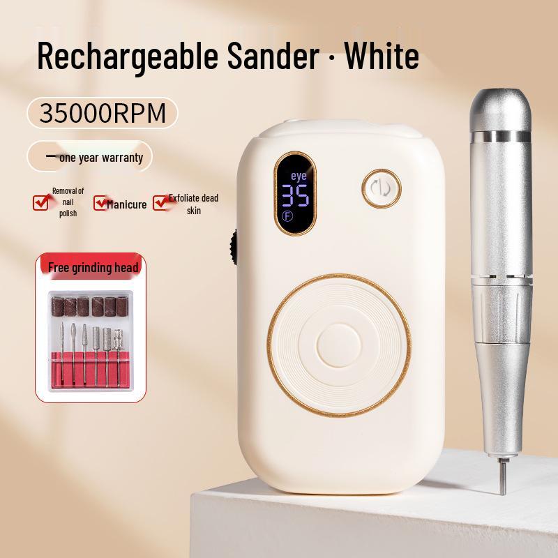 Portable Rechargeable Electric Nail Grinder & Cuticle Remover Tool