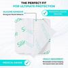 Borderless Foam Dressing Waterproof And High Absorbency Square Shaped Wound Care Bandage Silicone Foam Pad For First Aid