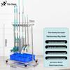 Yidashang No-Drill Stainless Steel Mop & Broom Holder