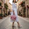 Handige Geschenkkist in Vintage Stijl Huisvormige Geweven Mand Organizer voor Rommel Buitengebruik