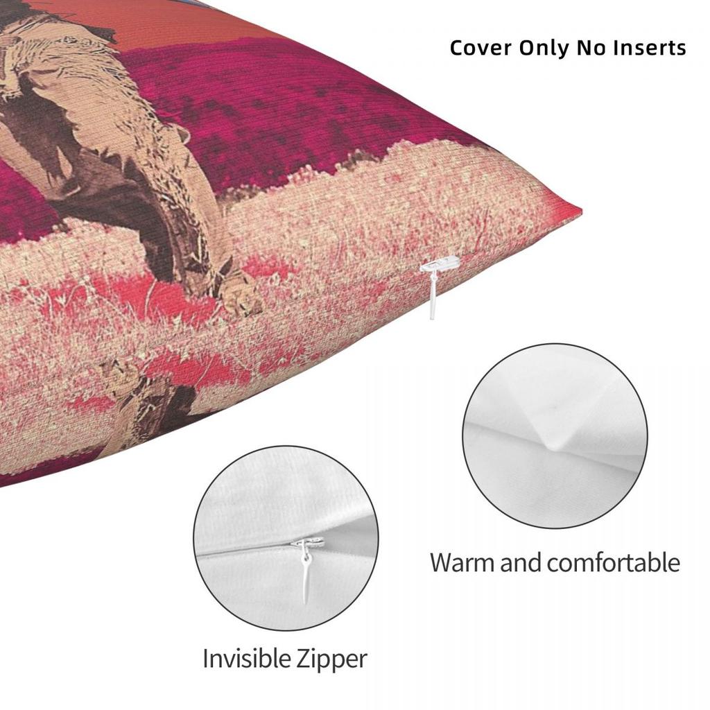 Winnetou Apacz Złoto Karl May Poszewka na poduszkę kwadratowa Poliester Len Aksamit Drukowana Zapinana na zamek Dekoracyjna Poszewka na poduszkę Domowa Poszewka na poduszkę 18"