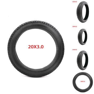 Snow Bike Tires Beach Bicycle Fat Tyre Buggy Puncture Proof Widening Non-slip Riding Cycling Tyres 20 / 24 / 26 X 3.0 / 4.0 Inch
