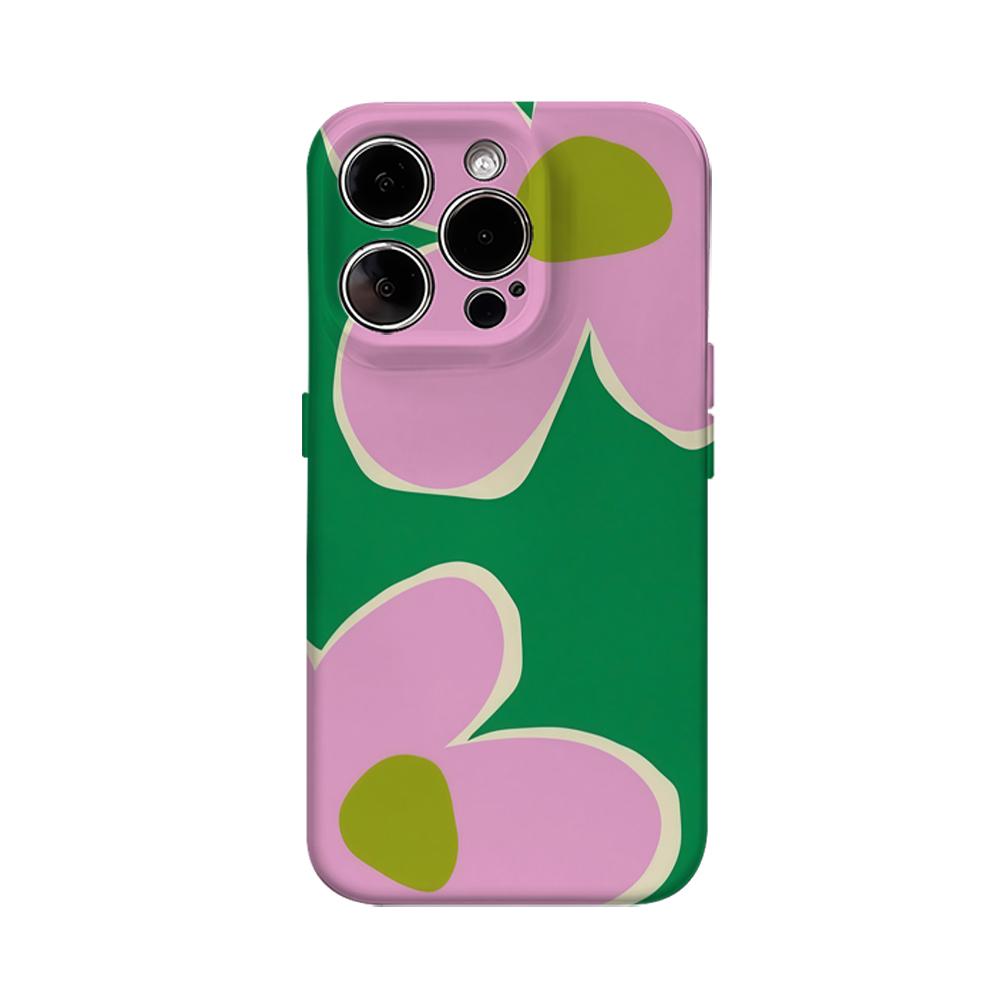 Spring Pink Flowers Phone Case for IPhone 16 15 14 13 12 11 X XS XR XSMAX 7 8 Pro Max Plus Double-layer Back Cover IPHONEXSMAX