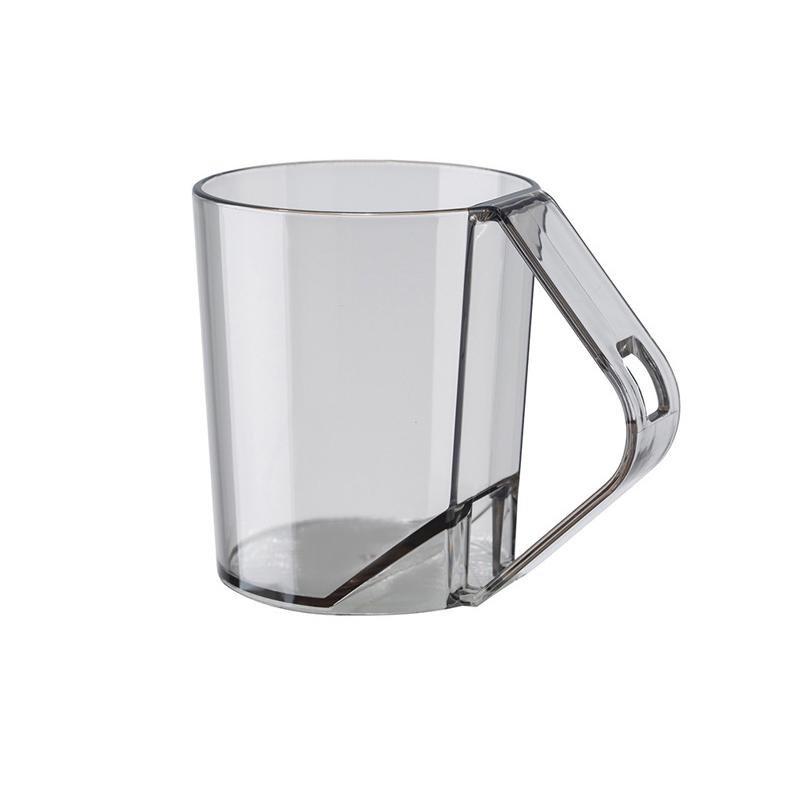 

Прозрачный перевернутый стакан для зубных щеток и стакан для полоскания рта, держатель для зубных щеток, простой стакан с ручкой, полки для хранения в ванной белый