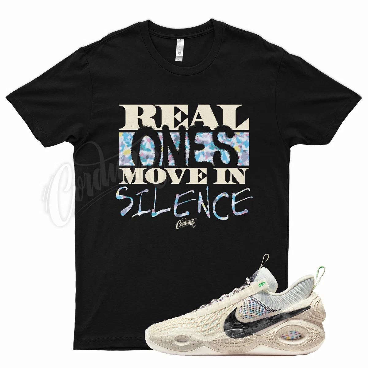 Black REAL ONES T Shirt for N Cosmic Unity NATURAL Sail Orange Green Glow 2XL