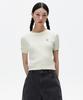 MAHAGRID Cable Half Sleeve Knit Ivory(Mg2Fmfk612A)