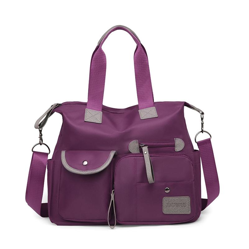 New Ladies Tote Bag Fashion Nylon Waterproof Casual Shoulder Mummy Bag Large Capacity Women's Messenger Handbags