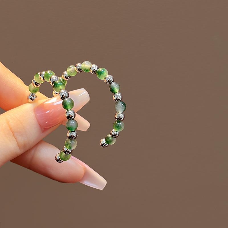 

Новые полукруглые серьги из нефрита в китайском стиле: Элегантные и классические украшения для ушей с оттенком китайских элементов