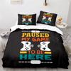 Boy's Gamepad Duvet Cover Set Single Double Size For Boys Girls Game Lover Bedding Set Polyester Comforter Cover With Pillowcase