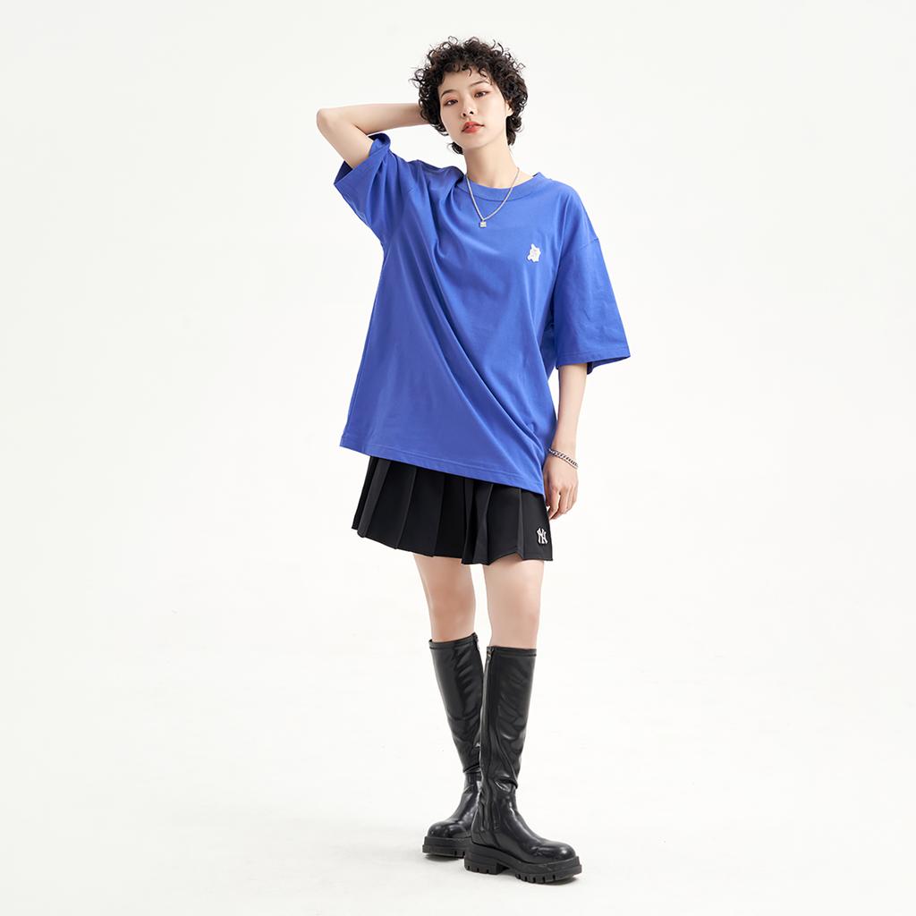 New MLB Set-in Sleeve T-Shirt Unisex Purple 3ATSB0233-46PPS