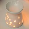 Ceramics Candle Wax Warmer Hollowed Essential Oil Burners Incenses Holder Scented Diffuser for Meditations Enthusiasts