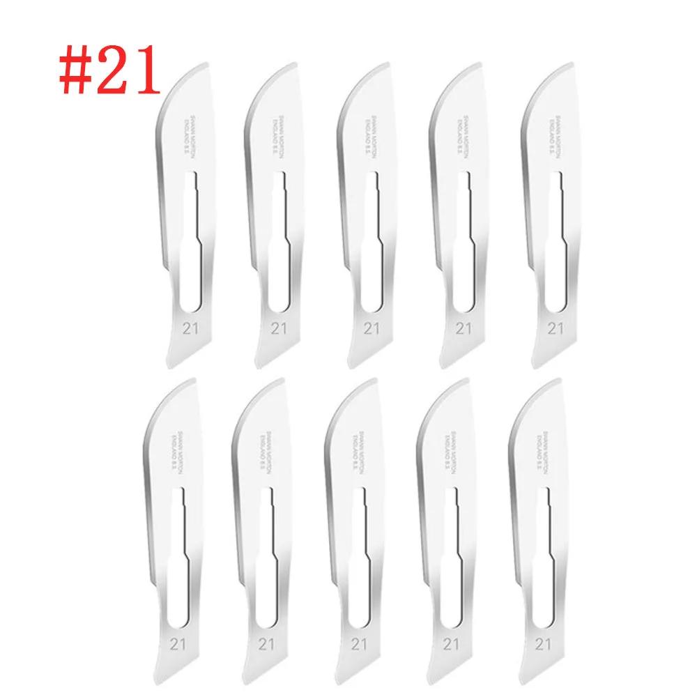 Carbon Steel Surgical Scalpel Blades+Handle Scalpel DIY Cutting Tool PCB Repair Animal Surgical Knife Dropshiping Surgical Knife