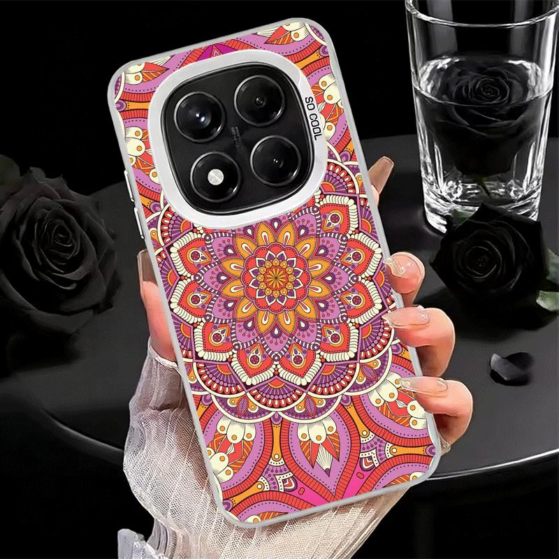 Mandala Style Pattern Shockproof Phone Case for Xiaomi Redmi Note 15 14 13 12 Pro Plus 11 11S 11T 5G Cover Anti Fall Fundas
