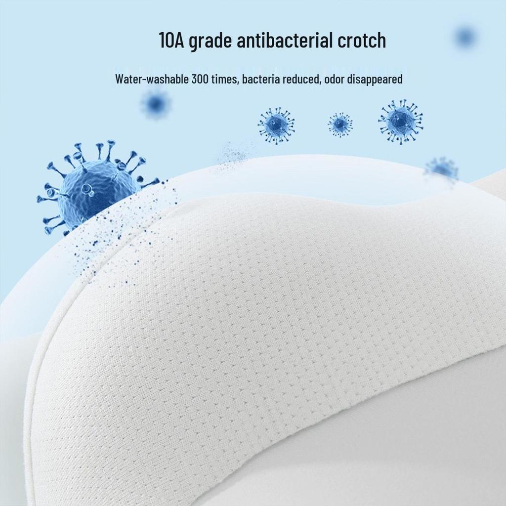 Men's Plus Size Seamless Ice Silk Boxer Briefs - Anti-Chafe, Antibacterial for Running & Fitness