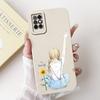 Für Infinix Note 8i Hülle X683 X683B Luxus Kunst Bemalte Abdeckung Weiche TPU Handyhülle Für Infinix Note 8 X692 Note8 Note8i Rückseite
