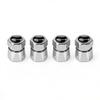 4Pcs Aluminum Car Tire Valve Caps Diamond Tyre Valve Airtight Cover Waterproof Dust For Alfa Romeo Giulietta GT 159 Automobiles Ctv122