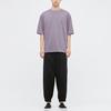 Uniqlo Loose Fit Crew Neck Short Sleeve T-Shirt Unisex Tops Violet 444999-74