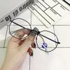 Retro Polygonal Glasses Finished Myopia Glasses Frame Personalized Multi-Anti-Blue Flat Glasses