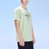 Anta Letter Print Round Neck Pullover Short Sleeve T-Shirt Men Tops Yuanli-Green 152327114-2