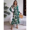 Casual Waist Cinched Long Sleeved Dress