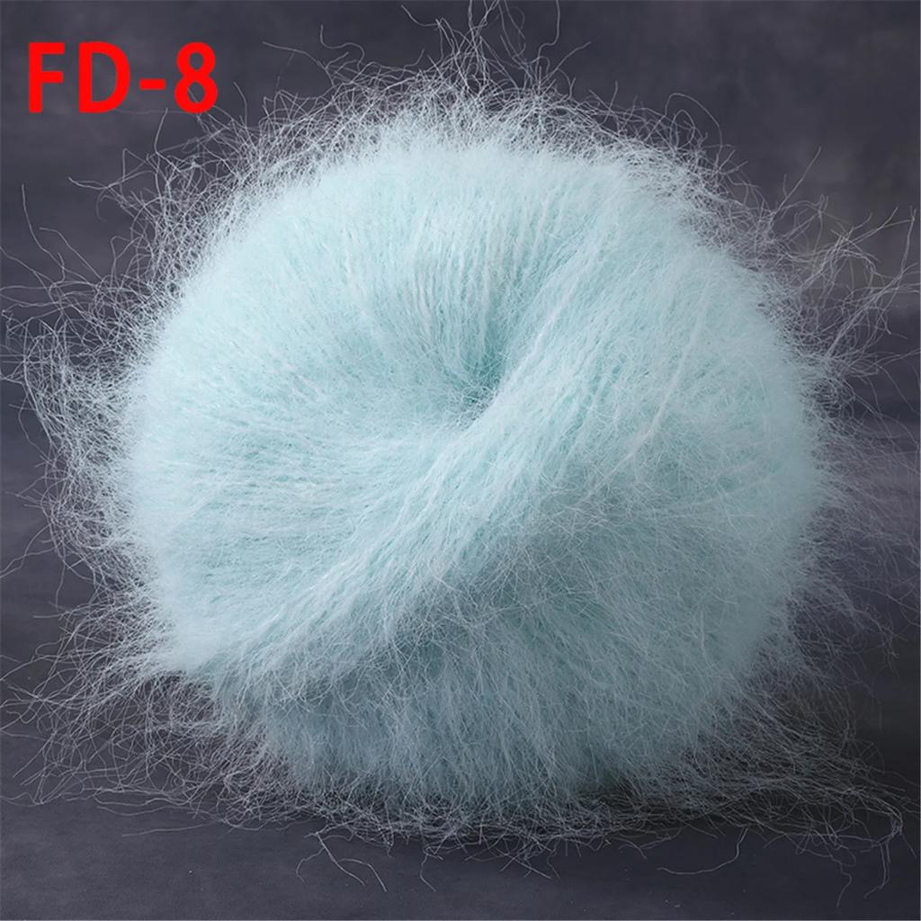 Worsted Faux Long Plush Mink Velvet Cashmere Yarn For DIY Knitting And Crocheting Long Plush Thick Crochet Yarn 1pc 190m 1.76oz