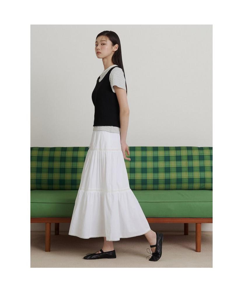 Binpolleidiseu [B. My] Eyelet Sleeveless T-Shirt Black (Bf6442N025)
