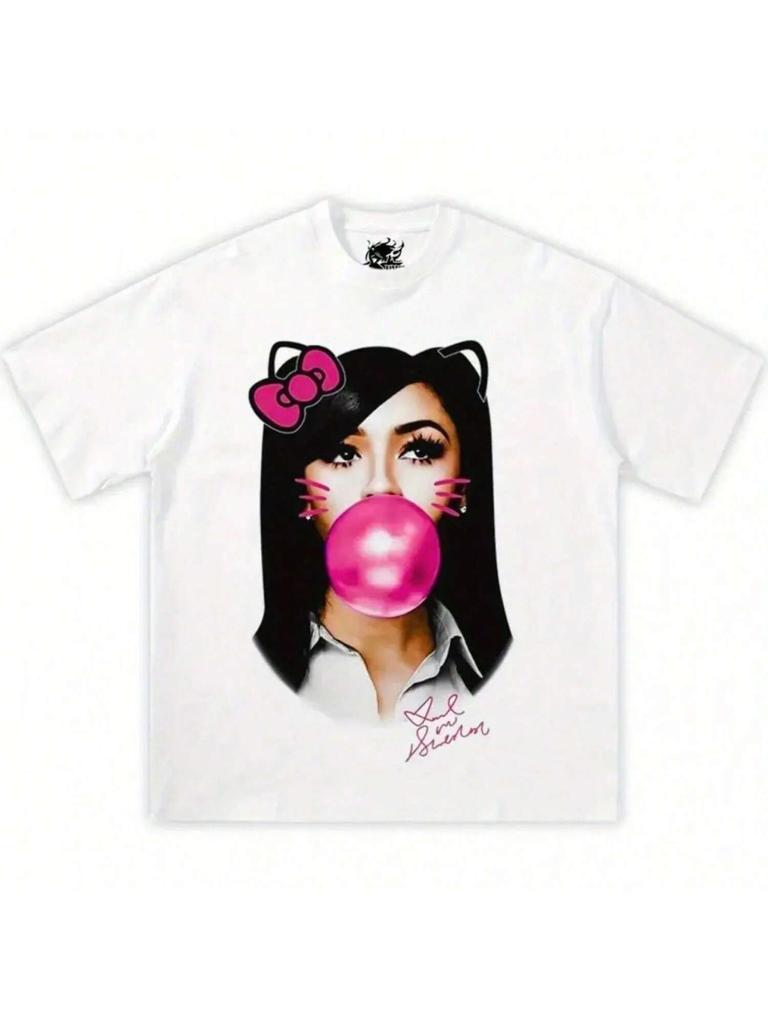 American Mariah Scientist Y2K-Inspired Cotton T-Shirt Unisex Summer New Vintage Fashion Streetwear