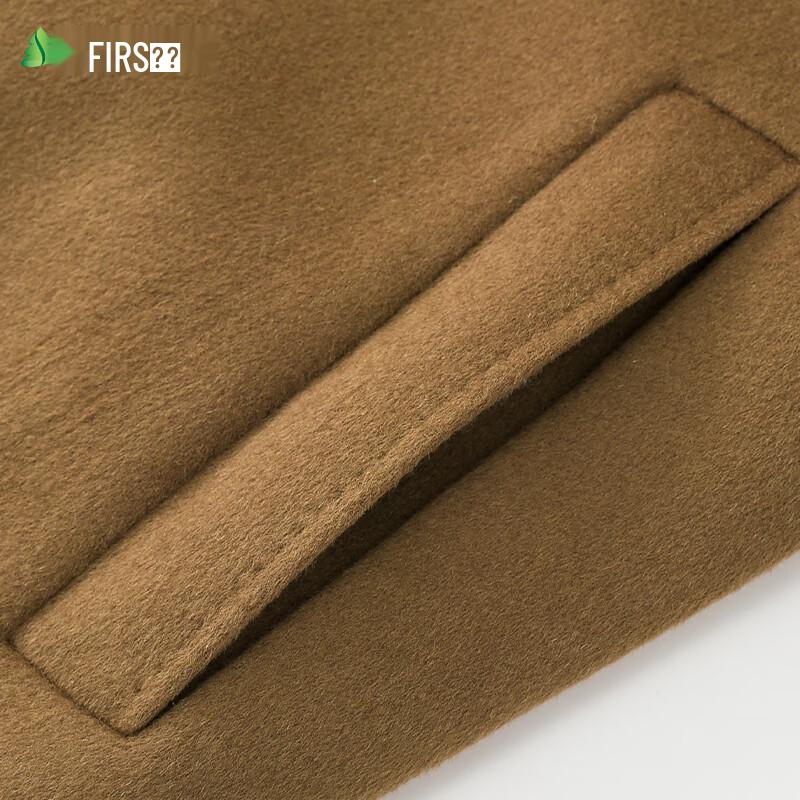 Shanshan Men's 100% Wool Mid-length Double-sided Overcoat