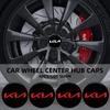 4Pcs 56mm Car Wheel Hub Center Cap Emblem Badge Stickers For Kia Rio 2 3 K3 K5 Ceed Sportage Picanto Sorento Soul Accessories