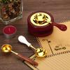1set Wax Seal Warmer,Wax Seal Kit with Wax Seal Spoon for Melting Wax Seal Beads Or Sealing Wax Sticks