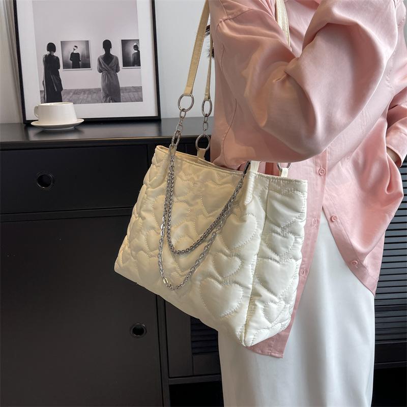 Casual Commuter Messenger Bag Spring New Large Bag Women's Large-capacity Tote Bag Fashionable and Simple Shoulder Bag