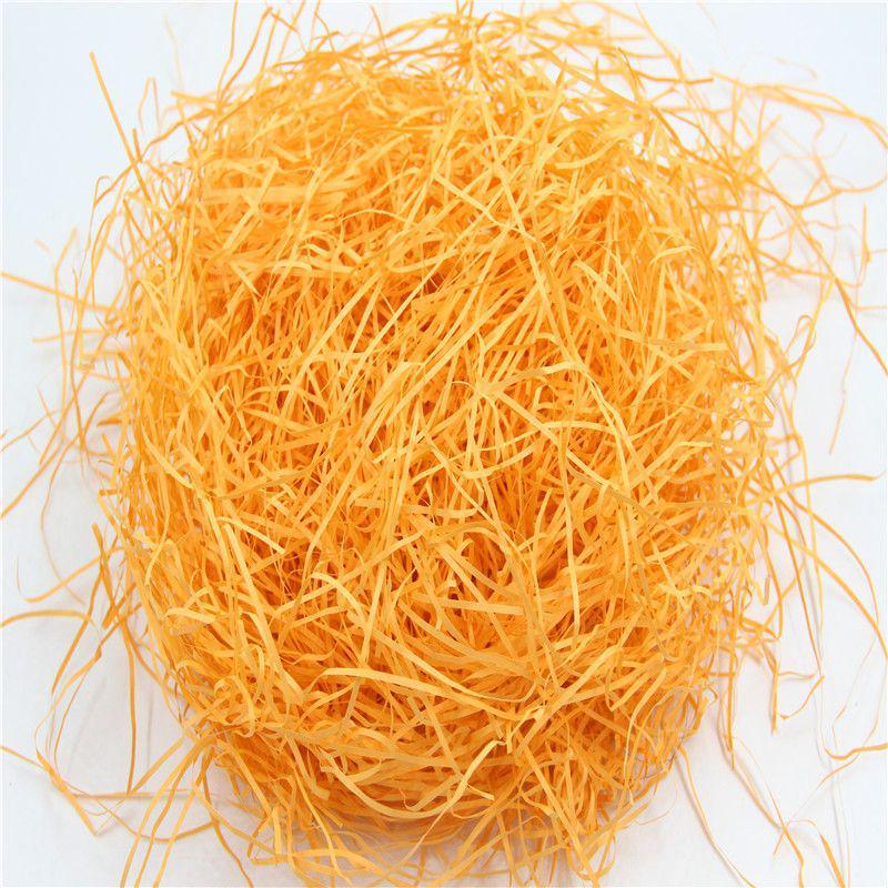 Multicolor Thick Paper Raffia Grass for Gift Box Packaging - Shockproof Material In Stock