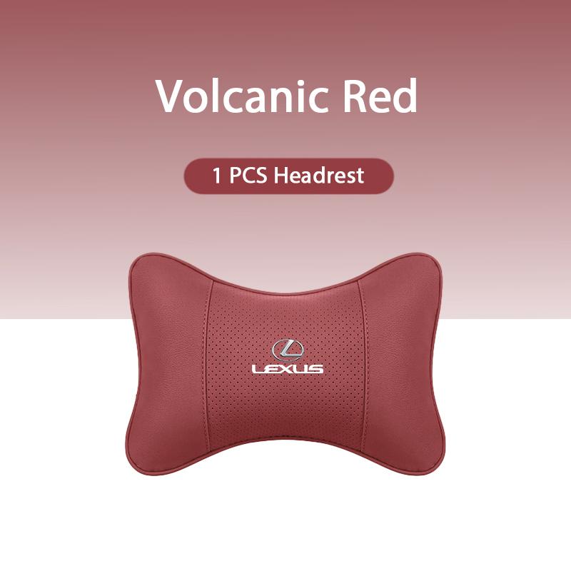 

For Lexus GS IS LS500h ES260 ES300h RX350h NX260 UX260 LM LC RZ450e TX Lexus Car Seat Headrests Auto Neck Pillow Lumbar Pillow червоний