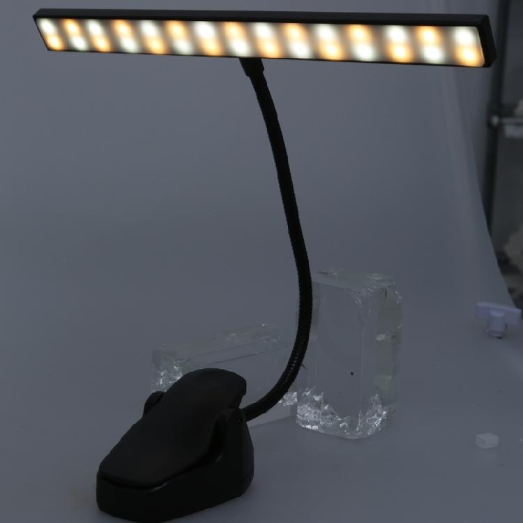 Flexible LED-Klemme mit Touch-Bedienung und 3 Lichtfarben für Homeoffice oder den Außenbereich