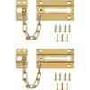 2 Pack Door Chain Lock, Door Guard, Chain Door Lock, 9 Links Chain Locks for