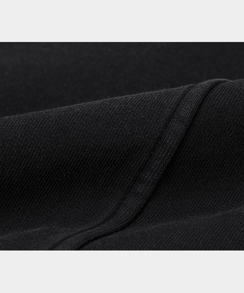 Lettercomo Heavy Cotton Utility Bio Track Jacket Black