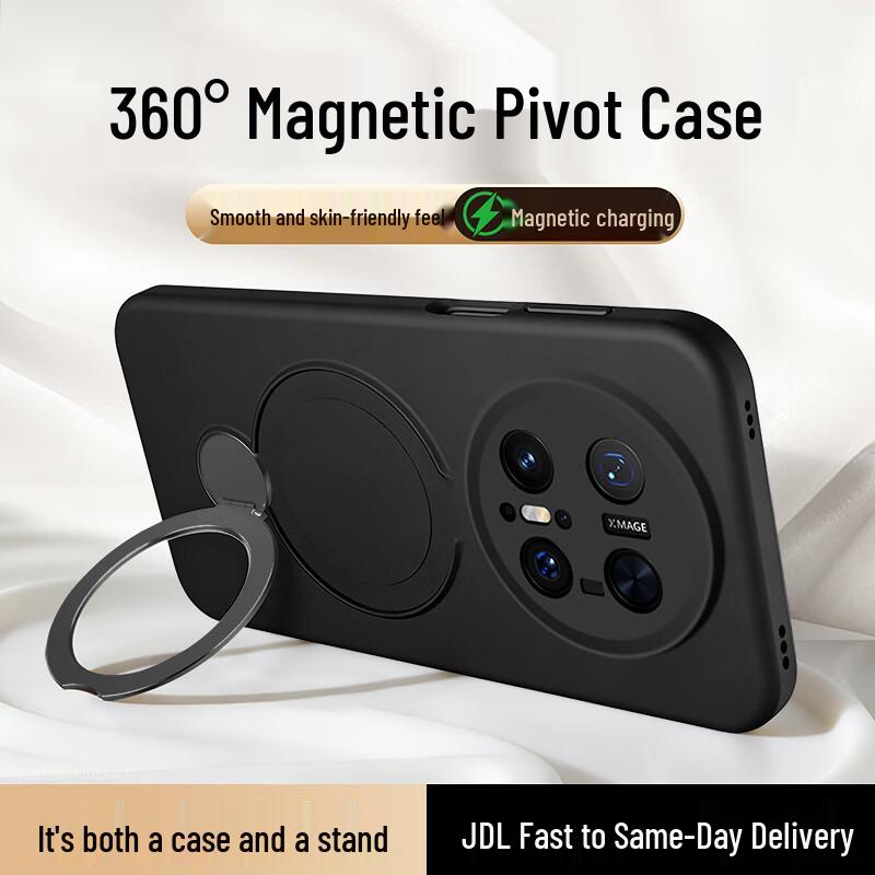 NEYAA 360° Rotating Kickstand Magnetic Liquid Silicone Phone Case Huawei Mate70Pro/70Pro+