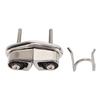Stainless Steel Cam Clamp Silver Lightweight     Polished Marine Plywood Accessories