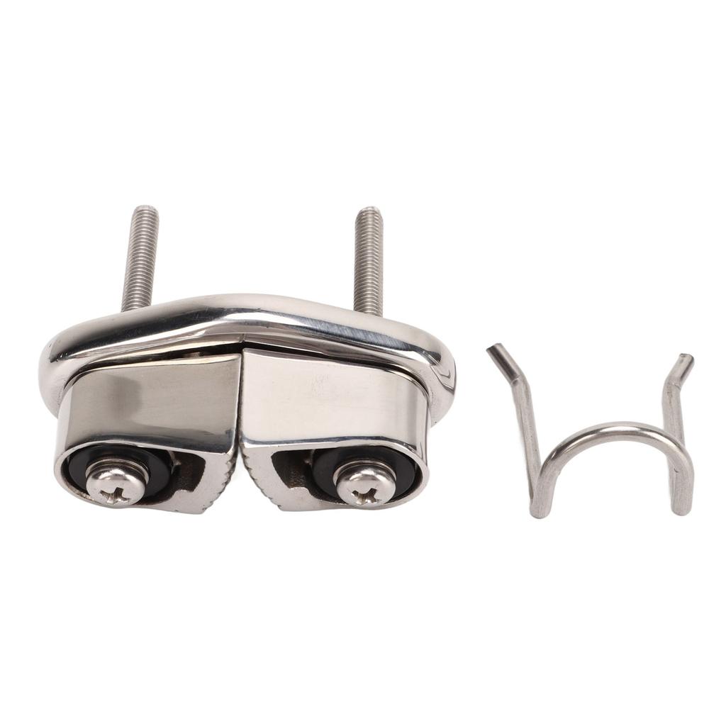 Stainless Steel Cam Clamp Silver Lightweight Polished Marine Plywood Accessories