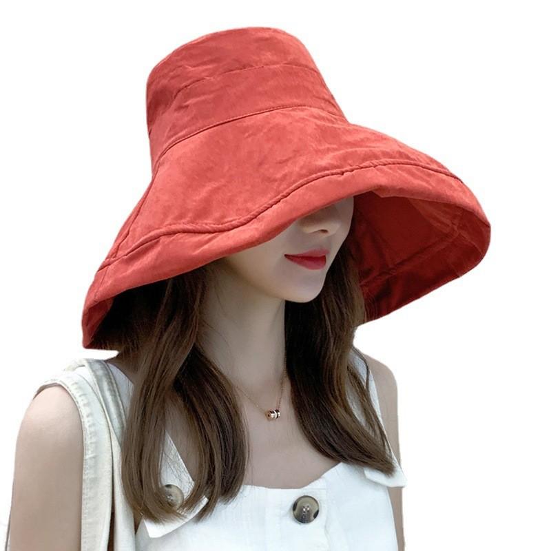 Wide Brim Stylish Summer Sun Protection Fishermans Hat For Women In Trendy Colors