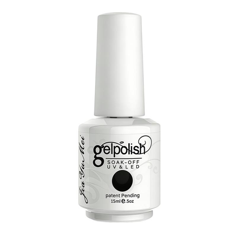 2-in-1 Nude Transparent Gel Nail Polish: Base & Top Coat