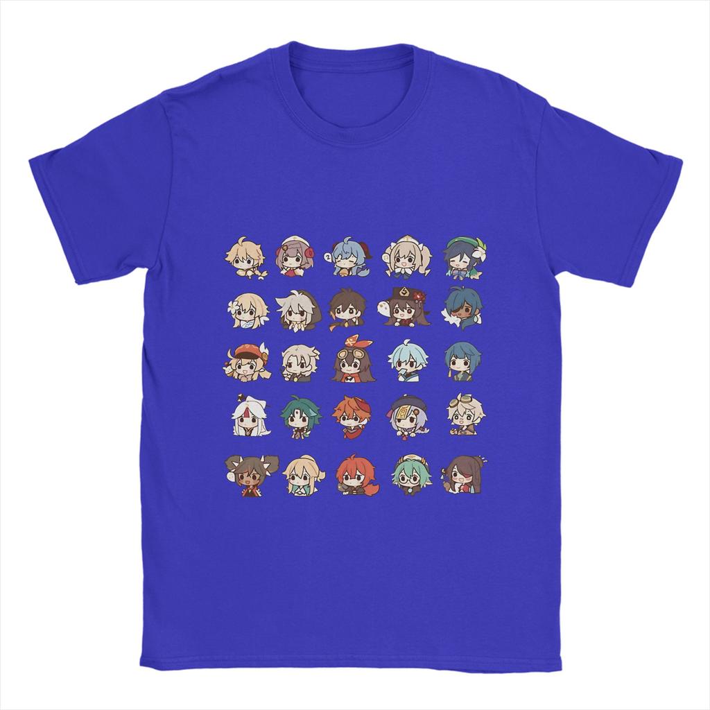Genshin Impacts TShirt Summer Cotton T Shirts For Male Fashion Casual Tshirt Short Sleeves Funny Tees