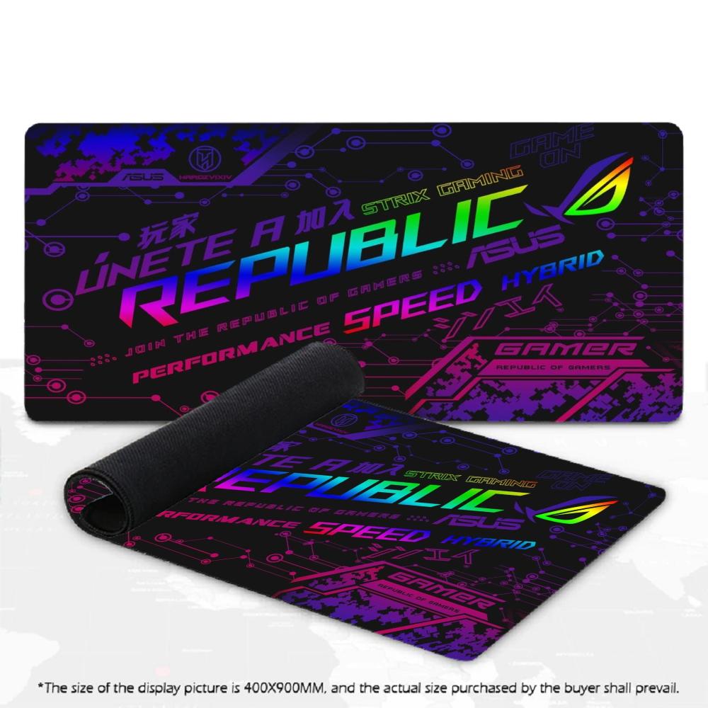 XXL Large Gaming Mouse Pad Circuit Board Tech Logo Graphic Deskmat Non‑Slip Rubber Mousepads Overlock Keyboard Mat Table Mats