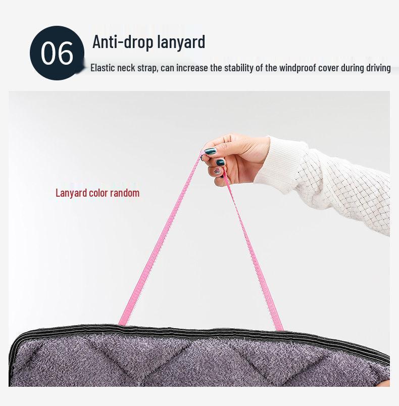 Elektrikli Araçlar ve Bisikletler için Ultrasonik Kışlık Polar Astarlı Su Geçirmez Rüzgar Geçirmez Battaniye