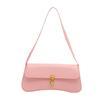Beautiful Trend 2 New Fashion Retro Solid Color Portable Shoulder Underarm Bag Simple Versatile Bag