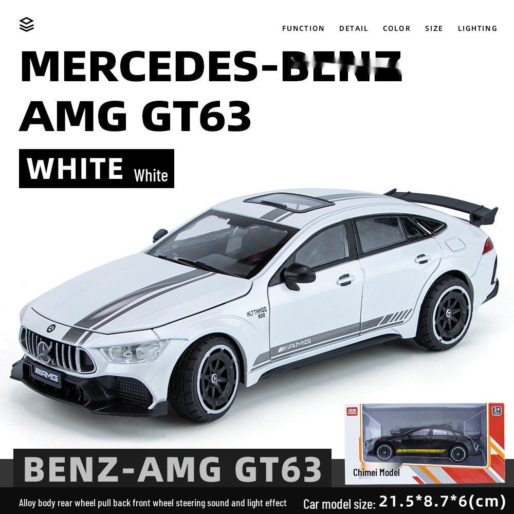

1:24 Игрушечная машинка Mercedes-Benz AMG GT63 из сплава со звуком и светом