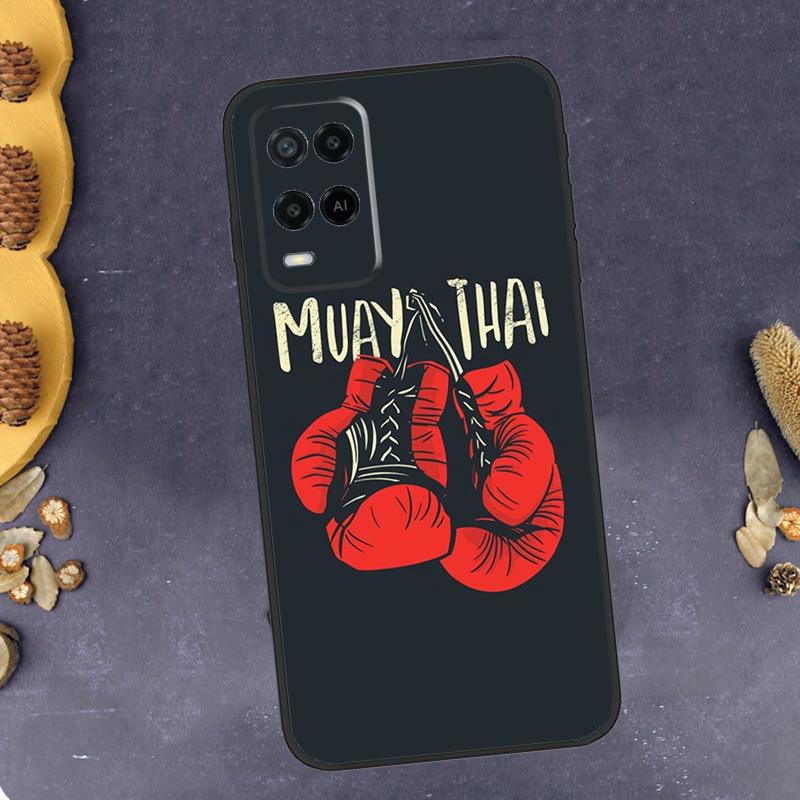 Muay Thai Martial Art Phone Case For Oppo A96 A16 A76 A78 A58 A18 A38 A98 A17 A77 A80 A40 A60 A74 A94 A54 A15 A57S
